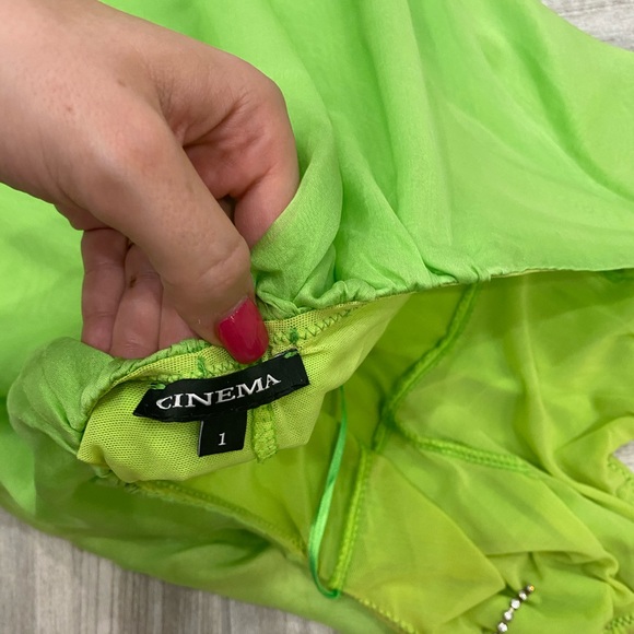 Cinema Bead Detail Halter Dress Women size 1 - Picture 5 of 5